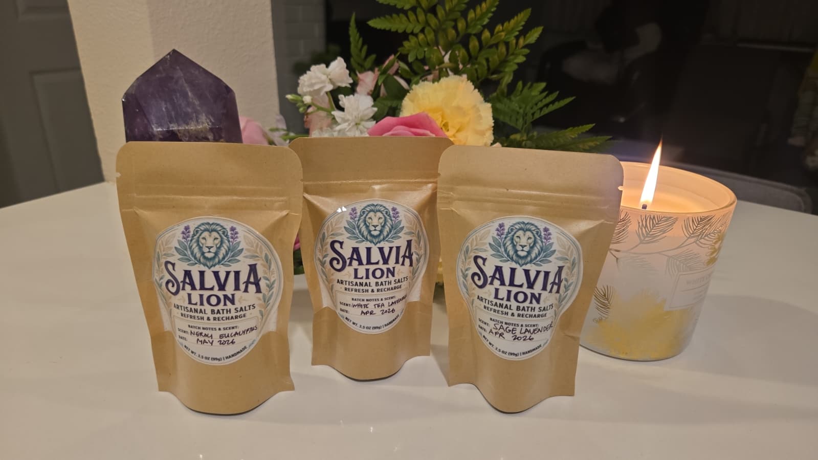 Salvia Lion Bath Salts